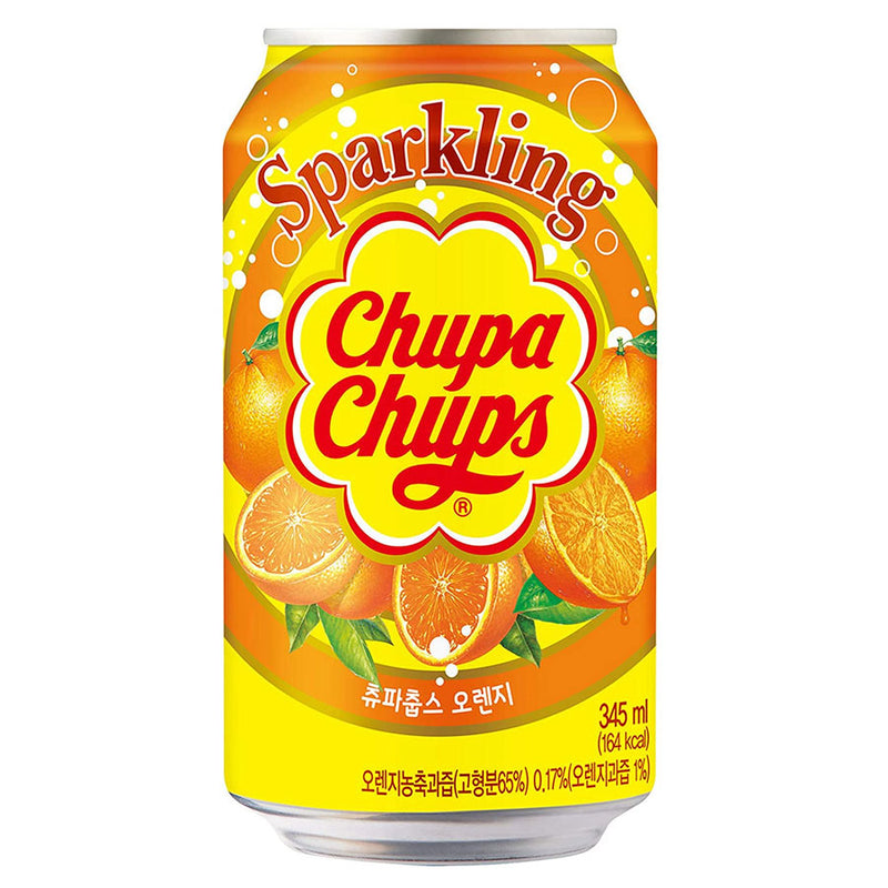 Chupa Chups Sparkling Orange - Bevanda frizzante gusto Arancia - 345ml