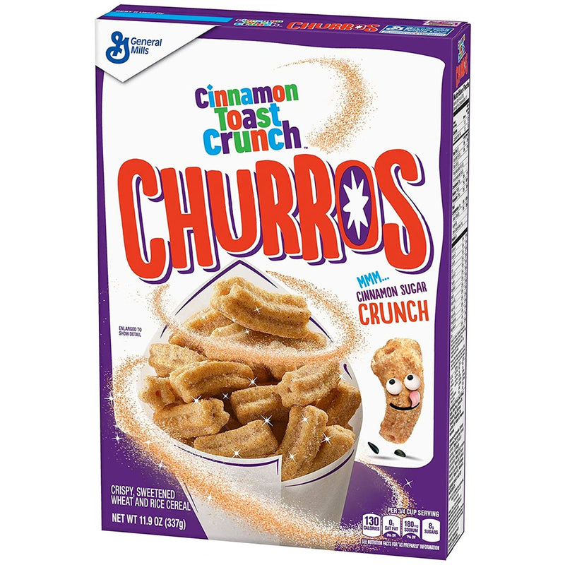 Cinnamon Toast Crunch Churros - Cereali croccanti Churros alla Cannella - 337g