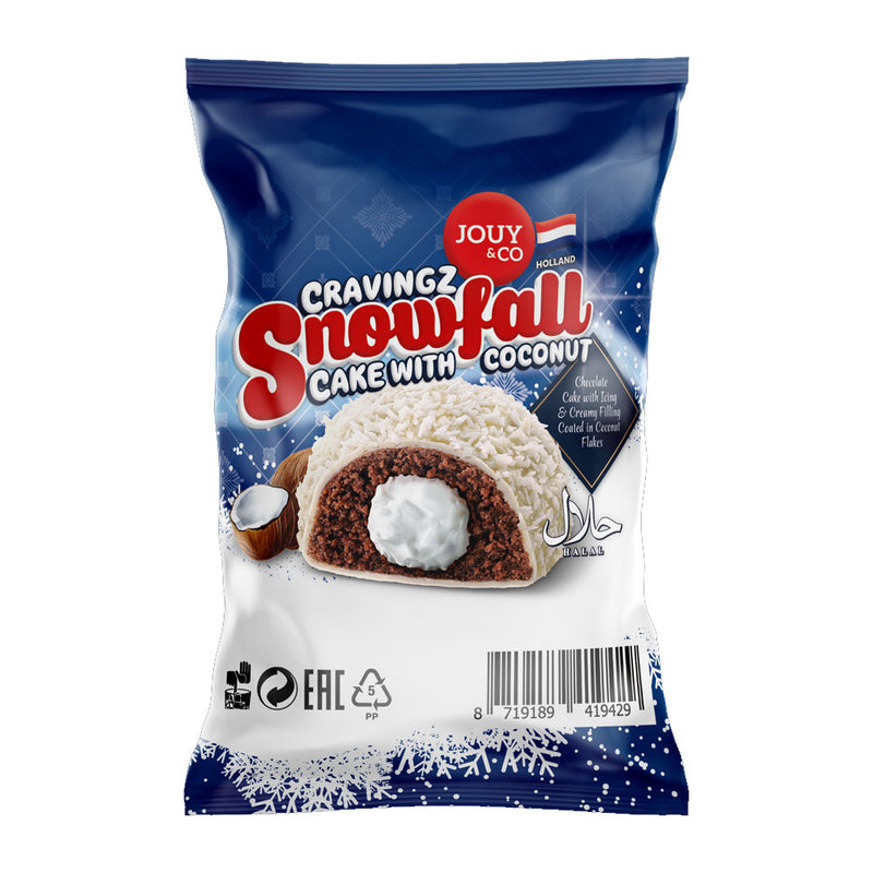 Cravingz Snowball Cake Coconut - Dolce al Cocco Marshmallow e Cioccolata - 50g