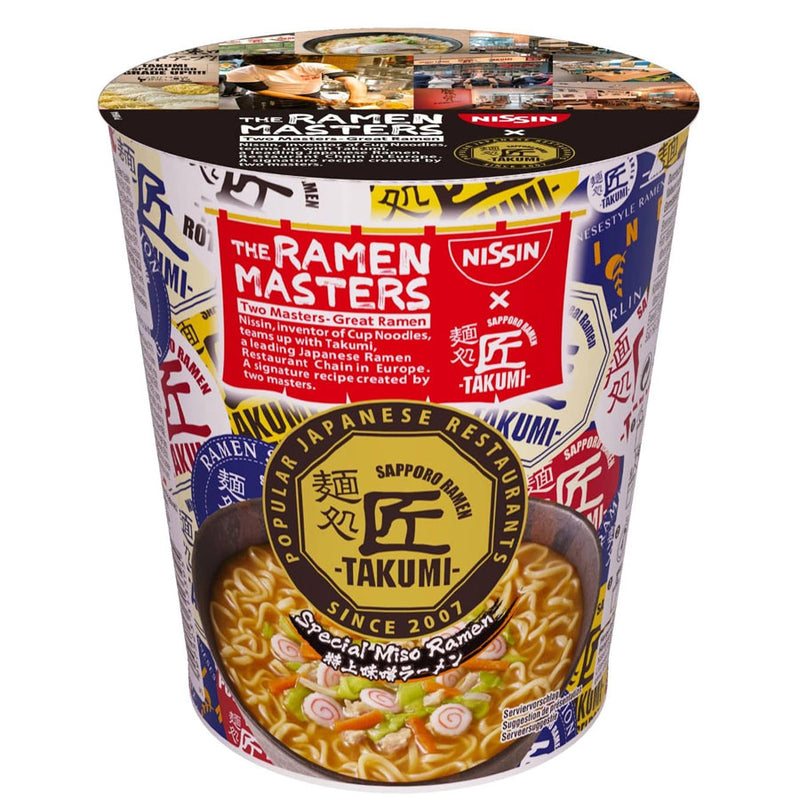 Nissin Cup Noodles Special Takumi Miso Ramen - Ramen istantane gusto Miso - 64g