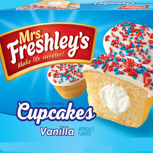 Mrs Freshley's Vanilla Cupcakes (2 pack) - 79g