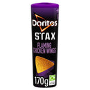 Doritos Stax Flaming Chicken Wings - Patatine di mais gusto alette di pollo - 170g