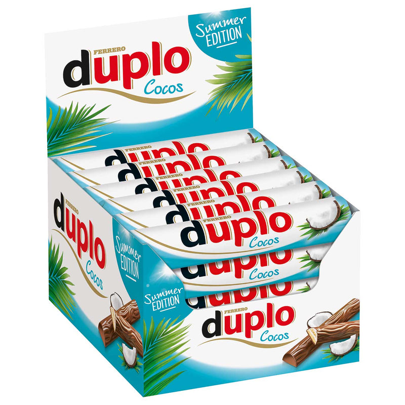 Duplo Coconut Summer Edition - Barretta di cioccolato al Cocco - 18,2g