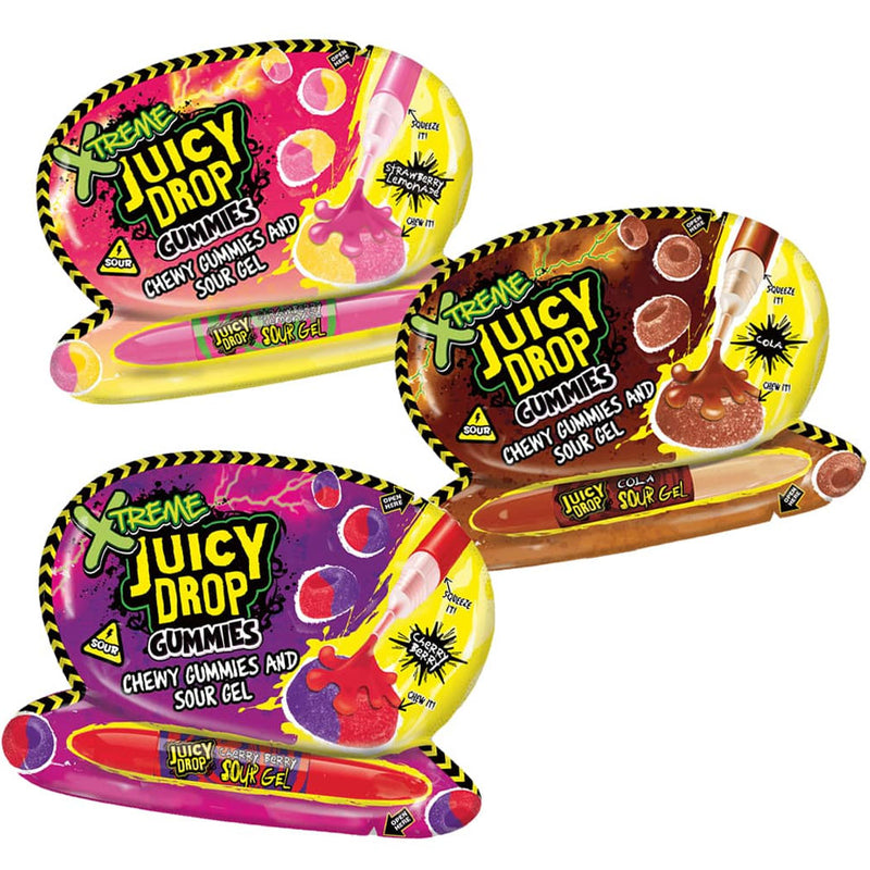 Extreme Juicy Drop Gummies - Caramelle gommose con gel aspro - 57g