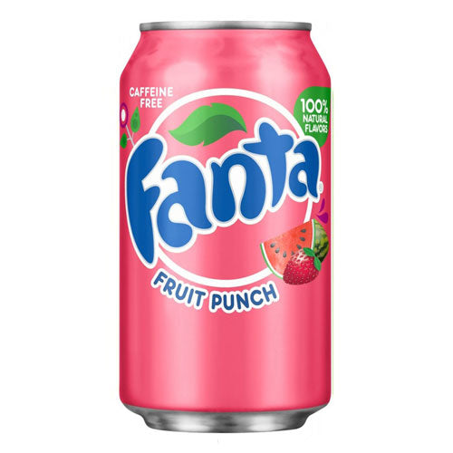 Fanta Fruit Punch - Gusto Cocomero e Fragola - 355ml