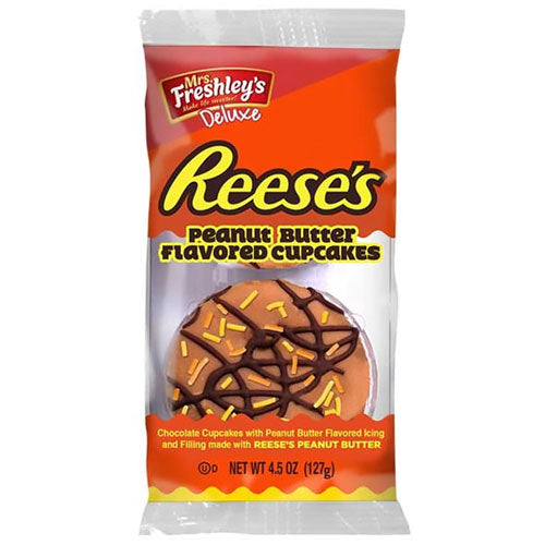 Mrs. Freshley's Reese's Peanut Butter Cupcakes - Cupcake al Burro d'Arachidi - 127g