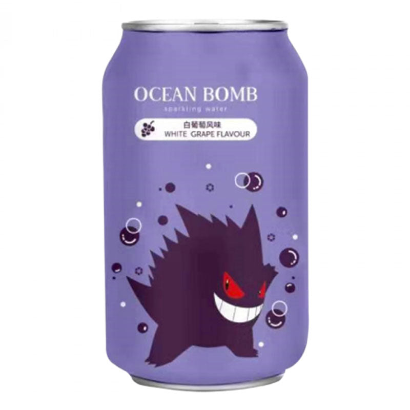 Ocean Bomb Pokemon - Gengar - Bevanda frizzante al'Uva Bianca - 355ml