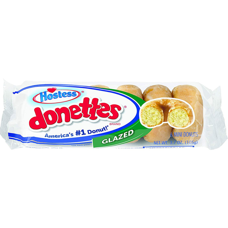Hostess Glazed Mini Donettes - Mini Donuts Glassati - 105g