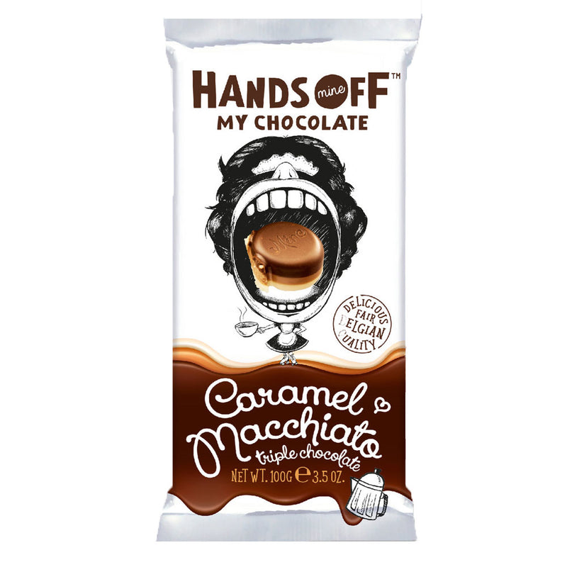 Hands Off My Chocolate Caramel Macchiato - Cioccolata gusto Caffè Latte e Caramello - 100g