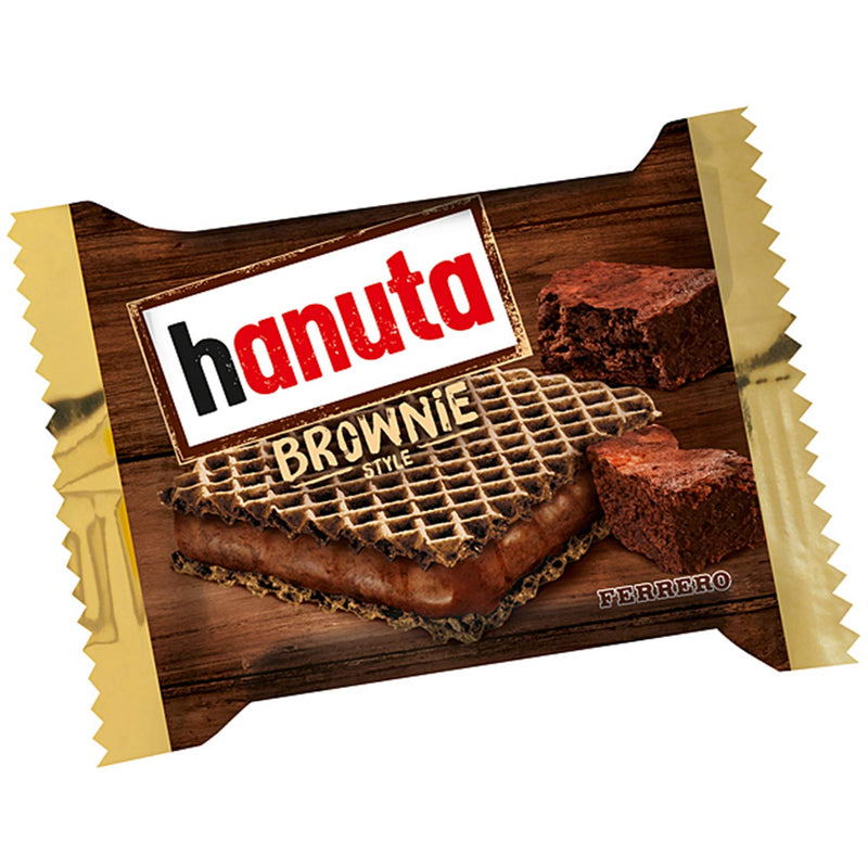 Ferrero Hanuta Brownie Wafer - Wafer al gusto Nutella Brownie - Limited Edition