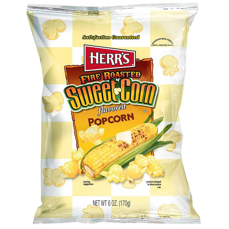 Herr's Fire Roasted Sweet Corn Popcorn - Pop Corn gusto pannocchia arrosto - 64g