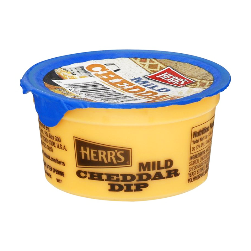 Herr's Mild Cheddar Dip Cup - Crema al Formaggio Cheddar - 105g