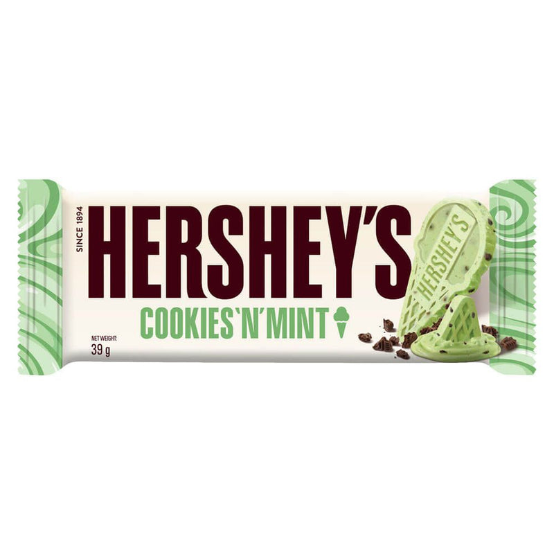 Hershey's Cookies n Mint - Cioccolato Bianco e Menta - 39g