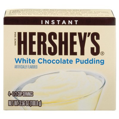 Jell-O Hershey's White Chocolate - Budino Istantaneo gusto Cioccolata Bianca