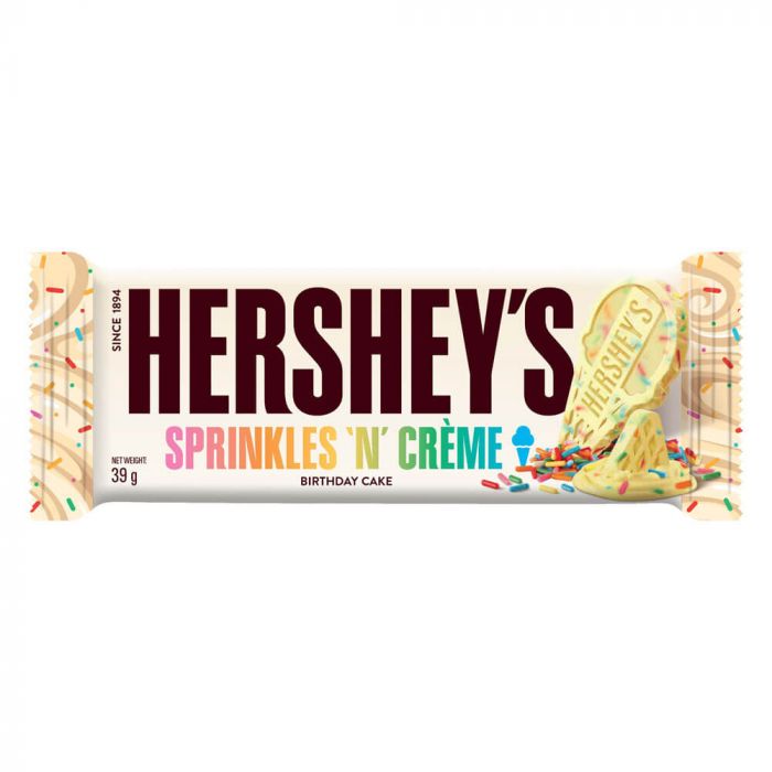 Hershey's Sprinkles n Creme - Cioccolato Bianco al gusto Torta - 39g