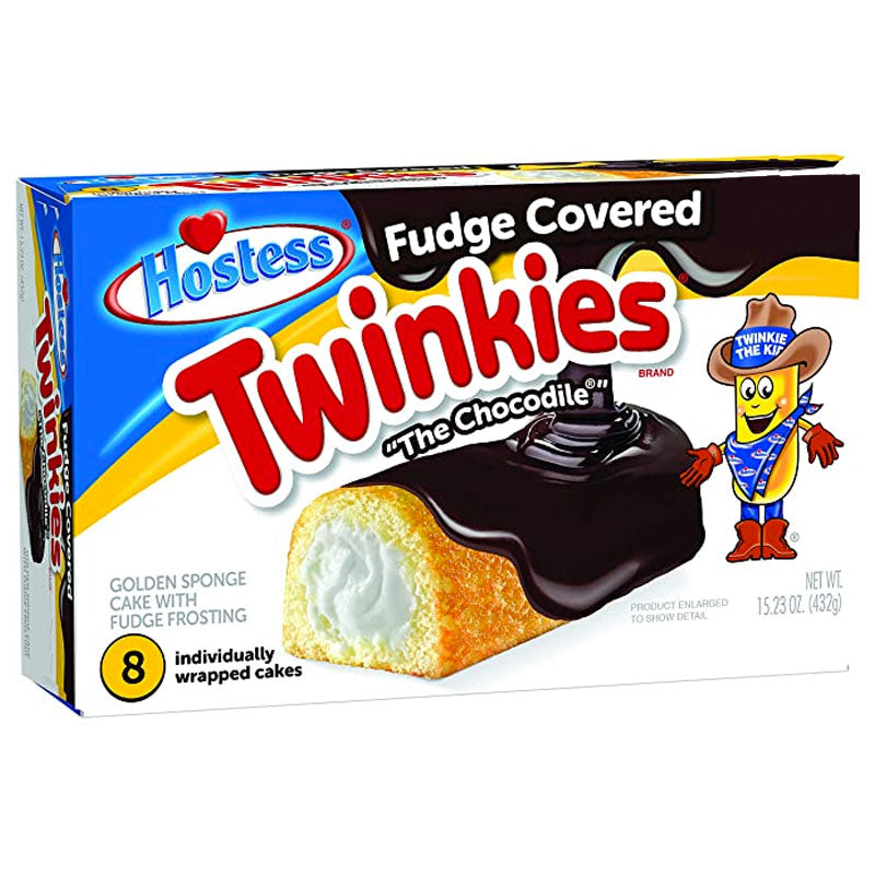Hostess Twinkies Fudge Covered - Pan di Spagna con Cioccolato e Crema di Marshmallow