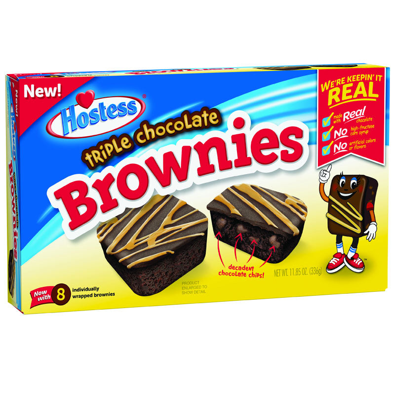 Hostess Triple Chocolate Brownies - Brownies alla tripla Cioccolata