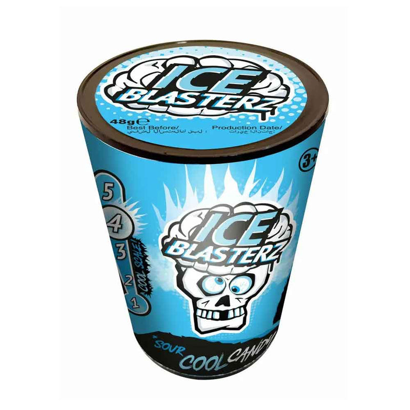 Brain Blasterz Blue Ice Sour Candy - Caramelle super aspre - 48g