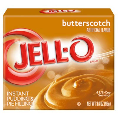 Jell-O Butterscotch - Budino Istantaneo Caramello e Vaniglia