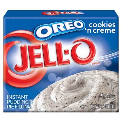 Jell-O Oreo Cookies and Creme - Budino Istantaneo gusto Oreo