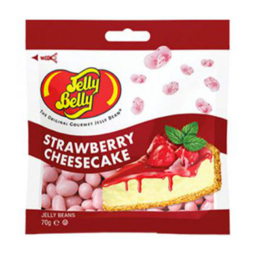 Jelly Belly Strawberry Cheesecake - Caramelle al Cheesecake di Fragole - 70g