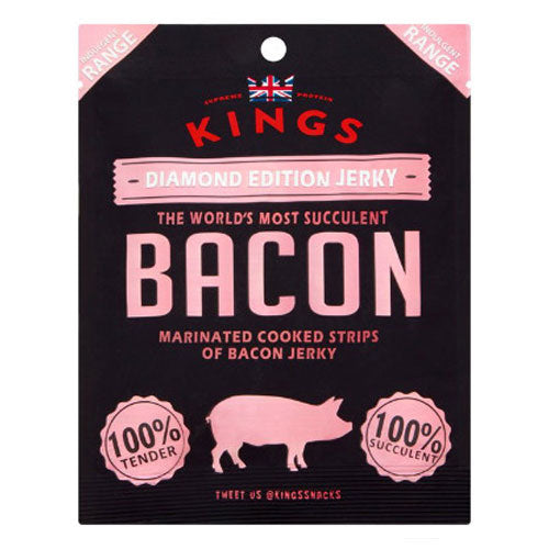 Kings Pork Bacon Jerky - Carne essiccata di Maiale - 25g
