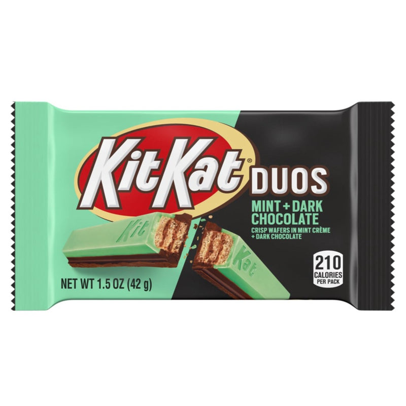 KitKat Duos Mint Chocolate Limited Edition - Gusto Menta e Cioccolato - 42g