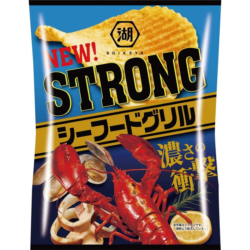 Koikeya Strong Seafood Chips - Patatine gusto Frutti di Mare (JP)
