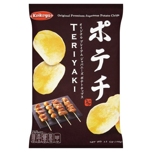 Koikeya Teriyaki Chips - Patatine al gusto Teriyaki - 100g