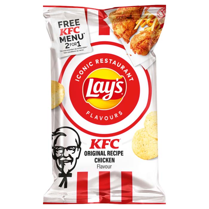Lay's KFC Original Chips - Patatine gusto Pollo Fritto - Formato XL 150g