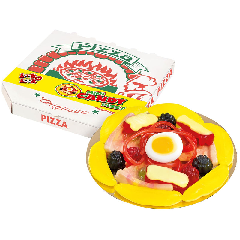 Look-o-Look Candy Pizza - Caramelle gommose a forma di Pizza - 85g