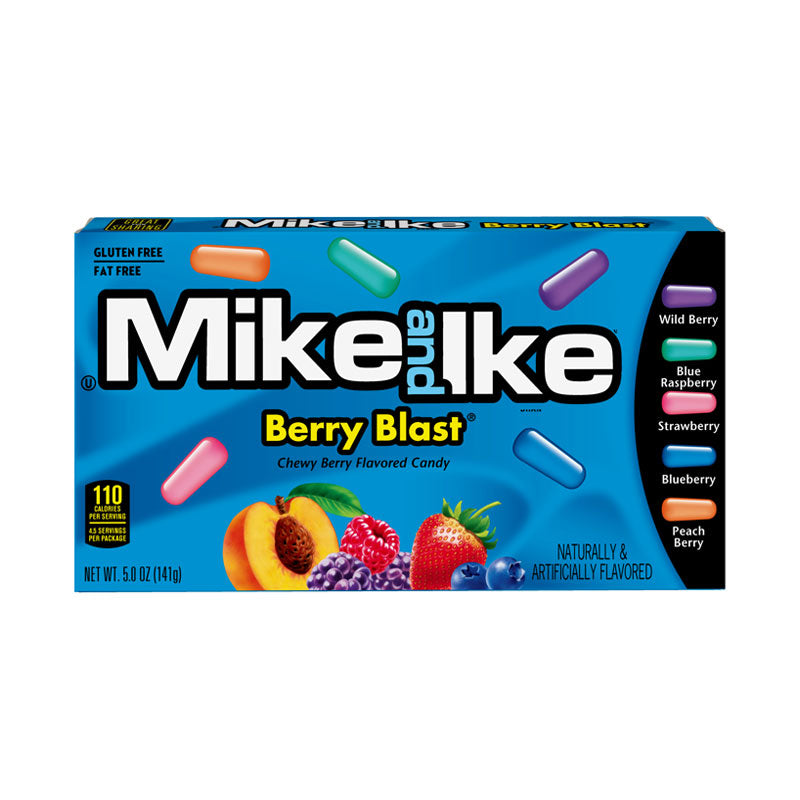 Mike & Ike Berry Blast - Caramelle ai Frutti di Bosco - 22g