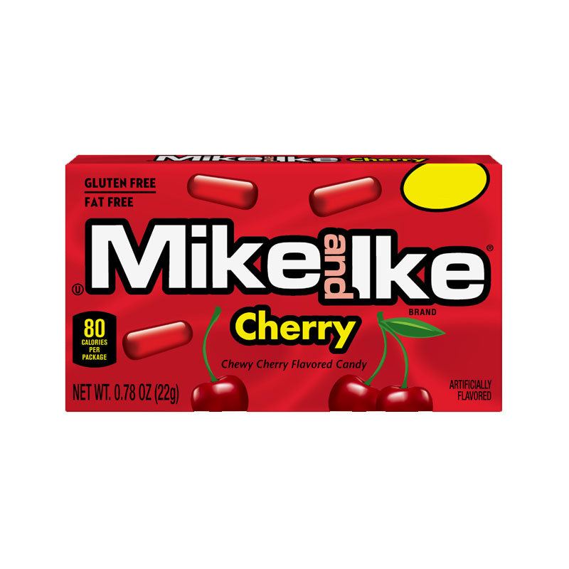Mike & Ike Cherry - Caramelle morbide alla Ciliegia - 22g