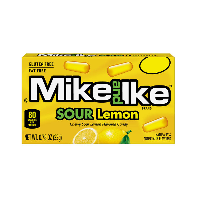 Mike & Ike Sour Lemon - Caramelle aspre al Limone - 22g