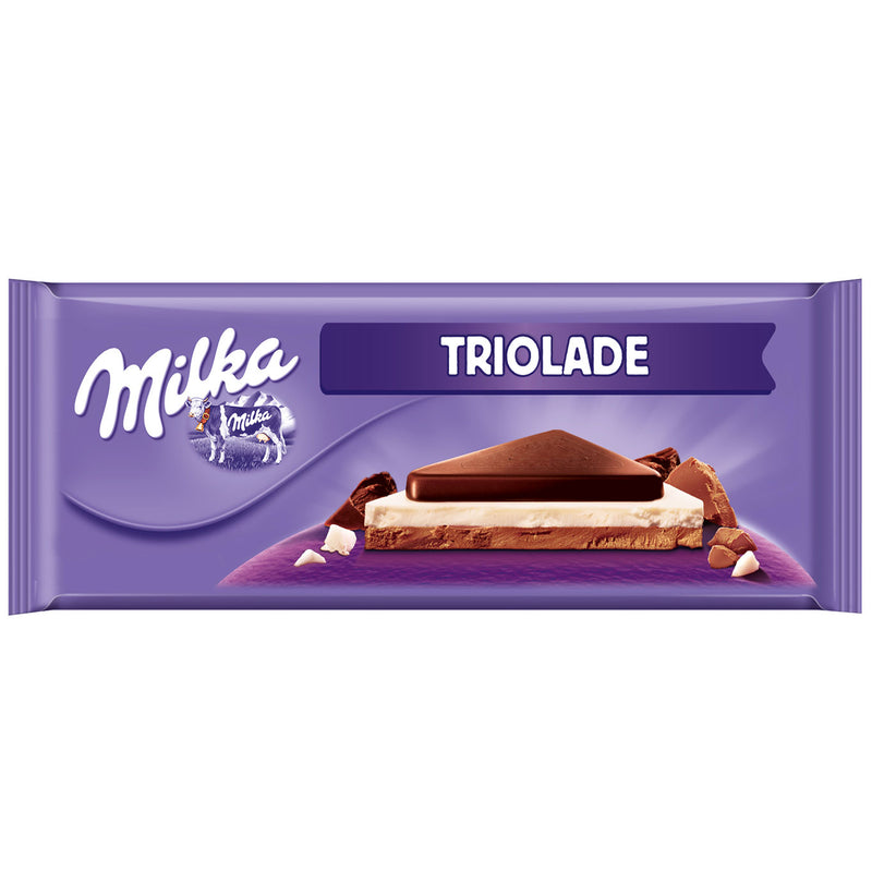 Triolada Milka Triolade - Tavoletta alle 3 Cioccolate XXL - 280g