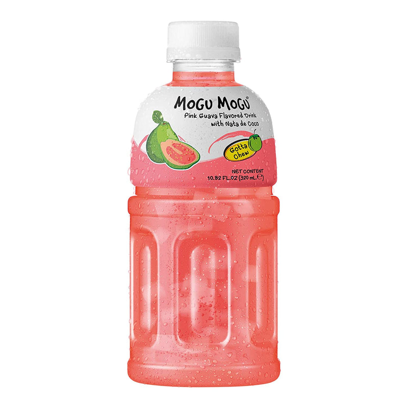 Mogu Mogu Pink Guava - Bibita con succo di Guava e Nata de Coco - 320ml