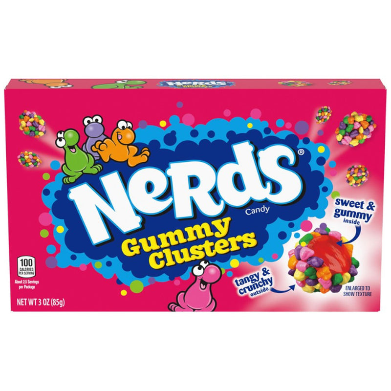 Nerds Gummy Clusters - Caramelle morbide e dure - 85g