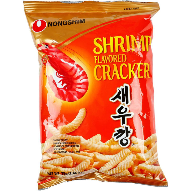 Nongshim Shrimp Crackers - Patatine al gusto Gambero - 75g