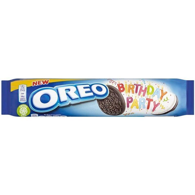 Oreo Birthday Party - Biscotti Oreo con zuccherini Colorati - 154g