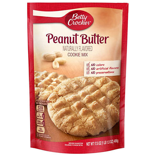 Betty Crocker Peanut Butter Cookie- Preparato per Cookie al Burro d'Arachidi