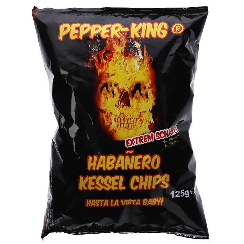 Pepper-King Habanero Chips gusto Habanero Extra Piccante - 125g