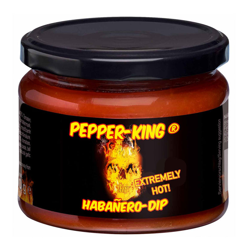 Pepper-King Habanero Dip Sauce - Salsa al peperoncino Habanero Extra Piccante - 250g