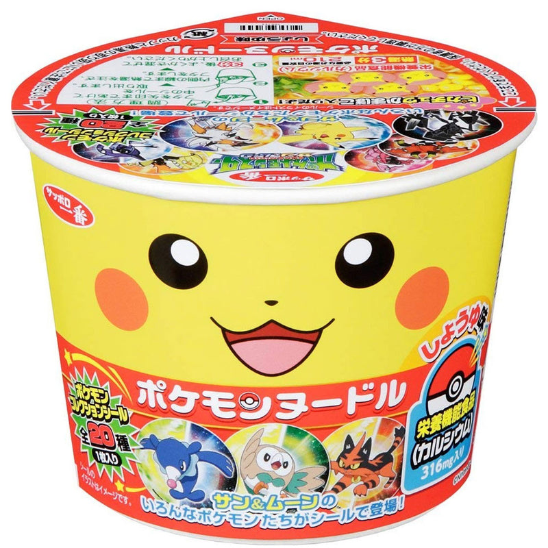 Pokemon Noodle Shoyu - Ramen alla salsa di Soia - 38g