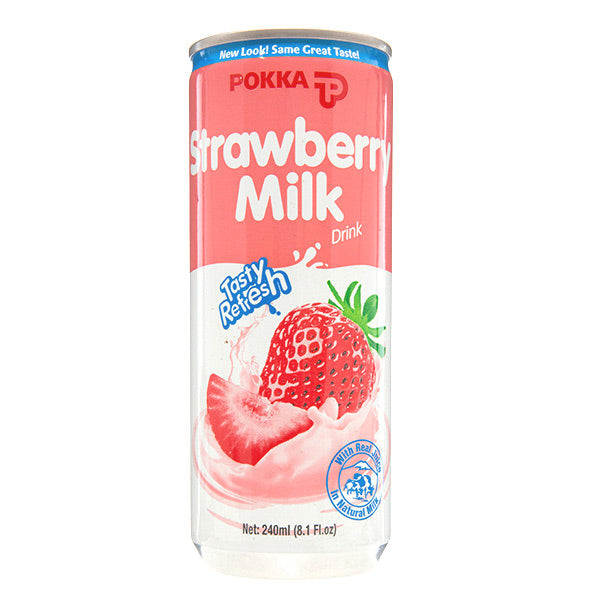 Pokka Strawberry Milk - Bibita a base di latte gusto Fragola - 240ml