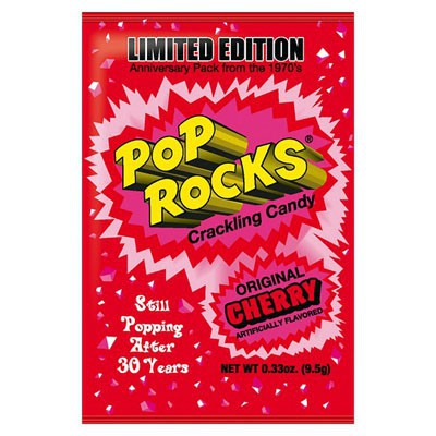 Pop Rocks Cherry Candy - Caramelle Scoppiettanti alla Ciliegia - 9.5g