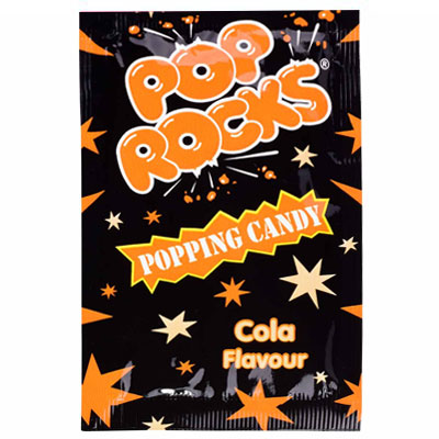 Pop Rocks Cola - Caramelle Scoppiettanti alla Cola Cola - 9.5g
