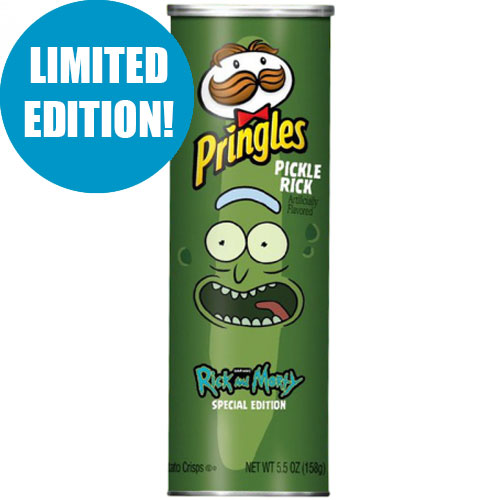 Pringles Pickle Rick Rick And Morty Limited Edition 158g