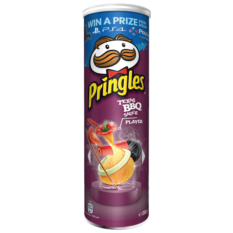 Pringles Texas BBQ Sauce - Patatine gusto Salsa BBQ alla Texana - 200g