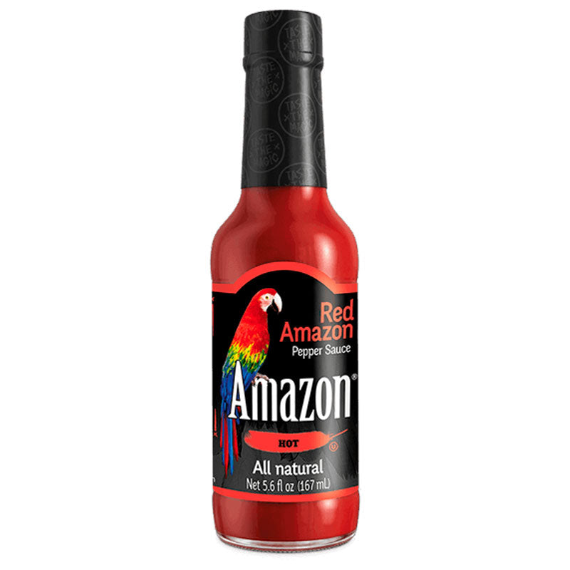 Red Amazon Hot Pepper Sauce - Salsa Piccante con peperoncini dell'Amazzonia - 167g