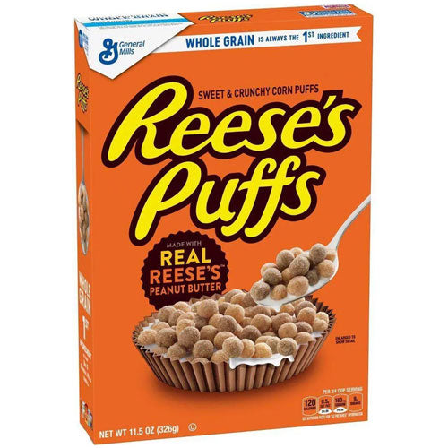 Reese's Peanut Butter Puffs - Cereali al Burro d'Arachidi e Cacao - 326g